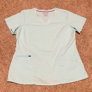 📫 SOLD! healing hands Purple Label Scrub Top